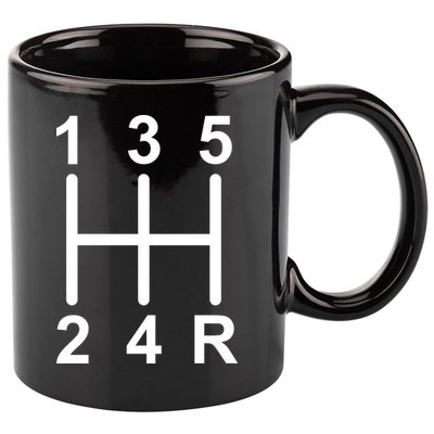 Car Shift Driver 11oz C Handle Ceramic Mug