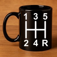 Car Shift Driver 11oz C Handle Ceramic Mug