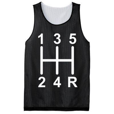 Car Shift Driver Mesh Reversible Basketball Jersey Tank