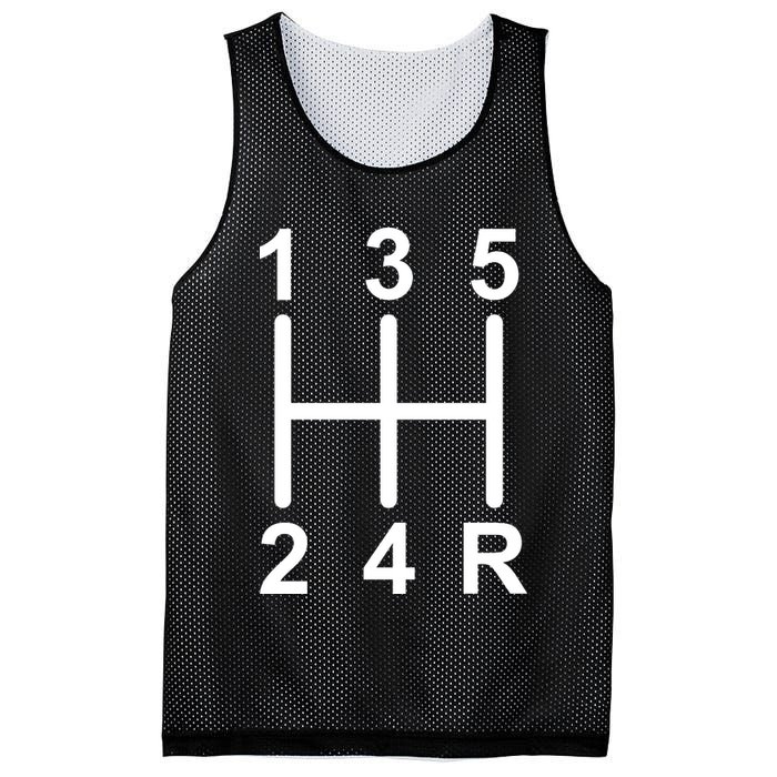 Car Shift Driver Mesh Reversible Basketball Jersey Tank