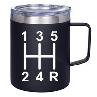 Car Shift Driver 12oz Stainless Steel Coffee Mug