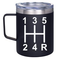 Car Shift Driver 12oz Stainless Steel Coffee Mug