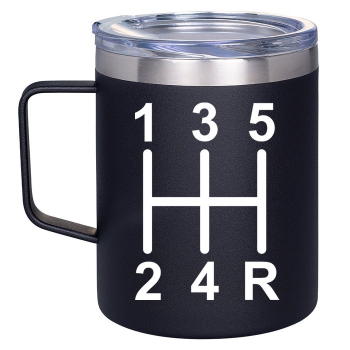 Car Shift Driver 12oz Stainless Steel Coffee Mug