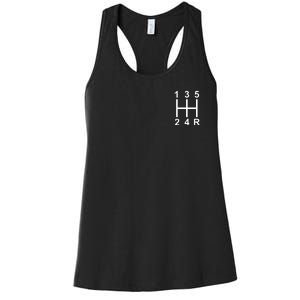 Car Shift Driver Women's Racerback Tank