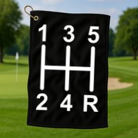 Car Shift Driver Golf Towel