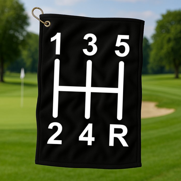 Car Shift Driver Golf Towel