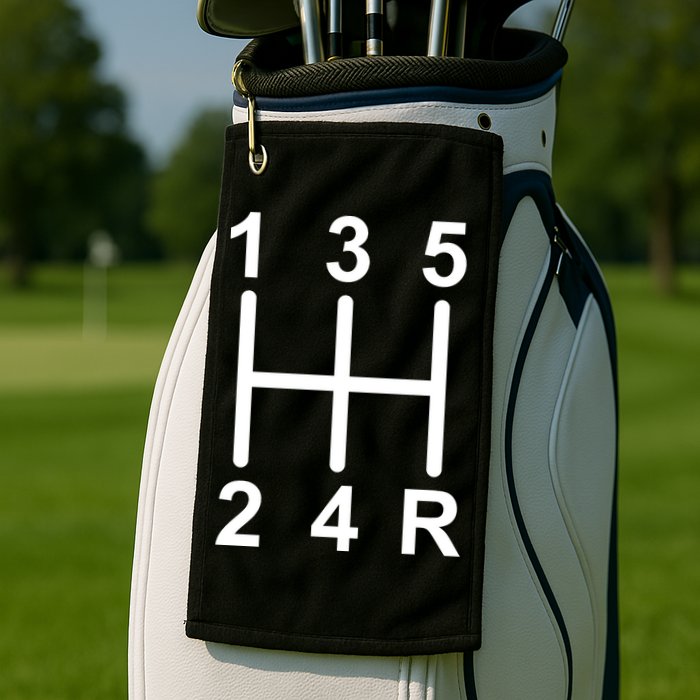 Car Shift Driver Golf Towel