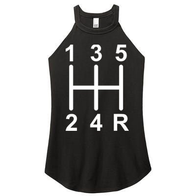 Car Shift Driver Women's Perfect Tri Rocker Tank