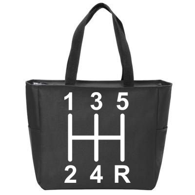 Car Shift Driver Zip Tote Bag