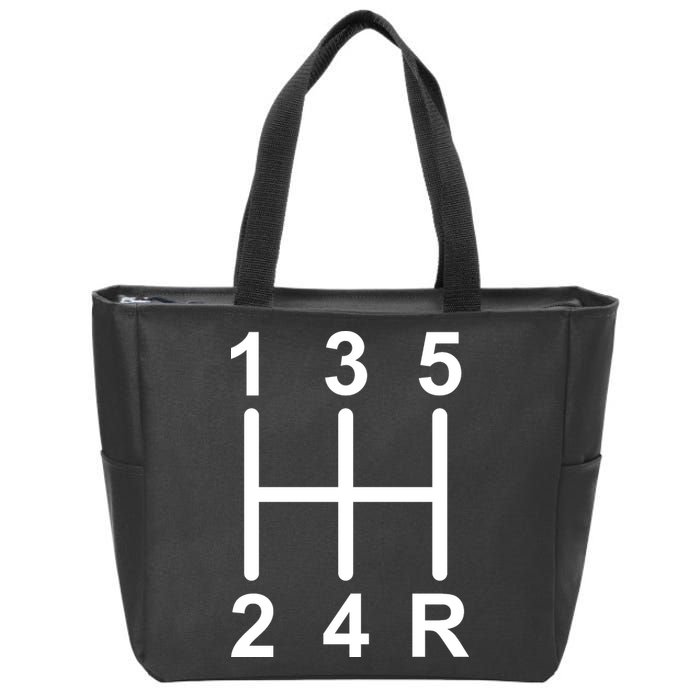 Car Shift Driver Zip Tote Bag