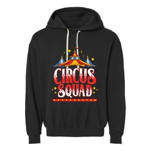 Circus Squad Event Carnival Staff Birthday Party Theme Show Garment-Dyed Fleece Hoodie