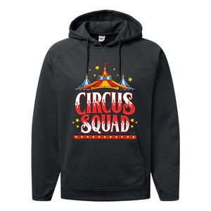 Circus Squad Event Carnival Staff Birthday Party Theme Show Performance Fleece Hoodie