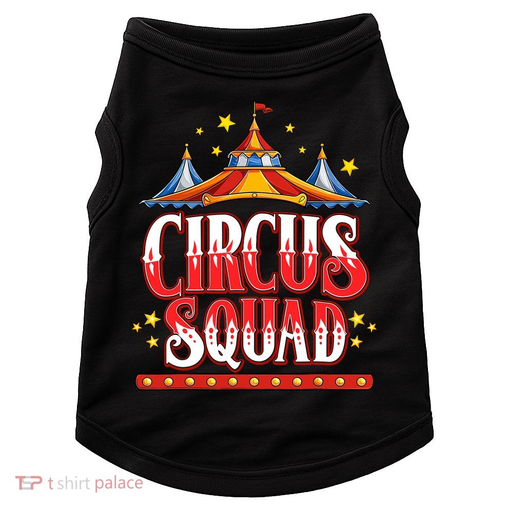 Circus Squad Event Carnival Staff Birthday Party Theme Show Doggie Tank