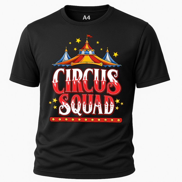 Circus Squad Event Carnival Staff Birthday Party Theme Show Cooling Performance Crew T-Shirt