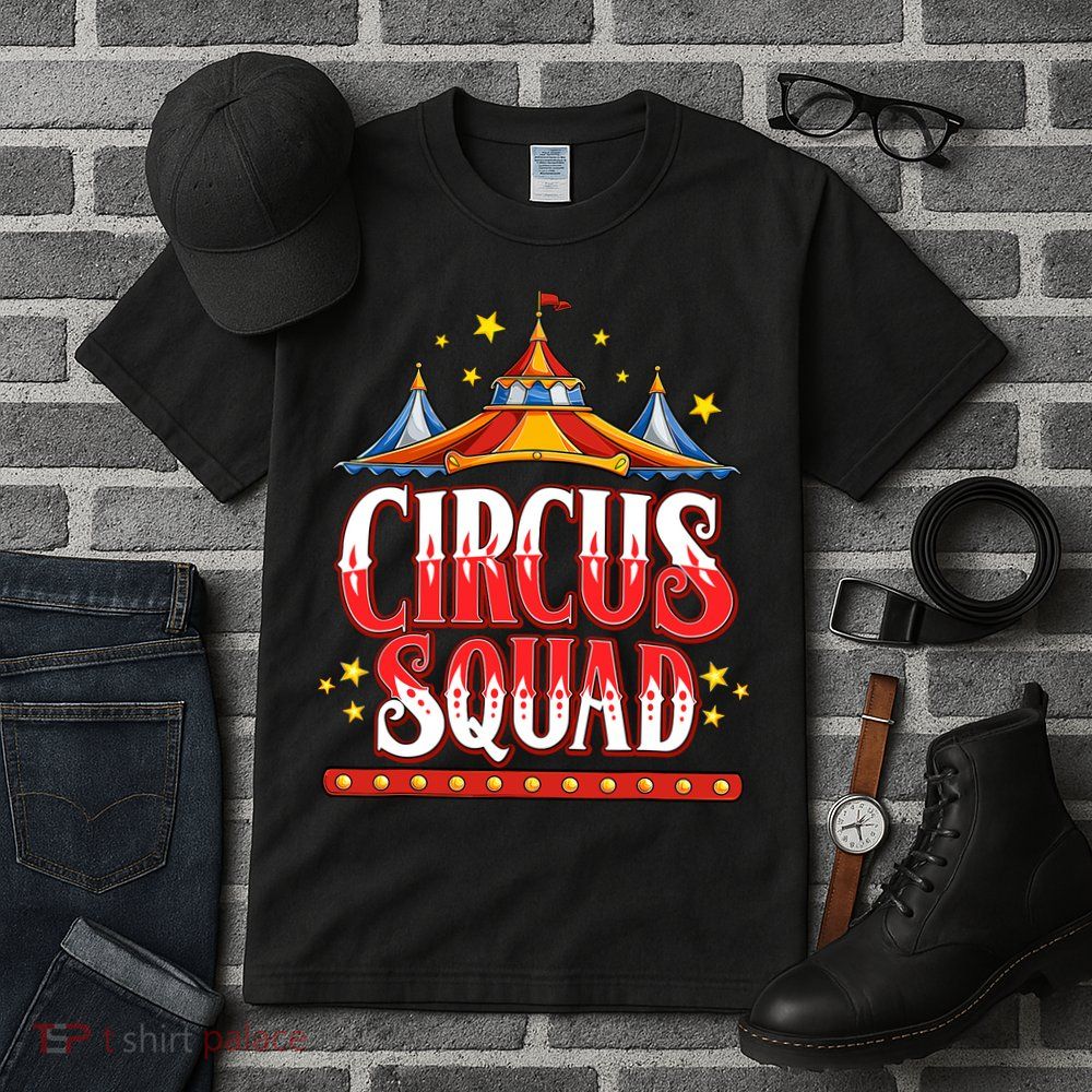 Circus Squad Event Carnival Staff Birthday Party Theme Show Tall T-Shirt