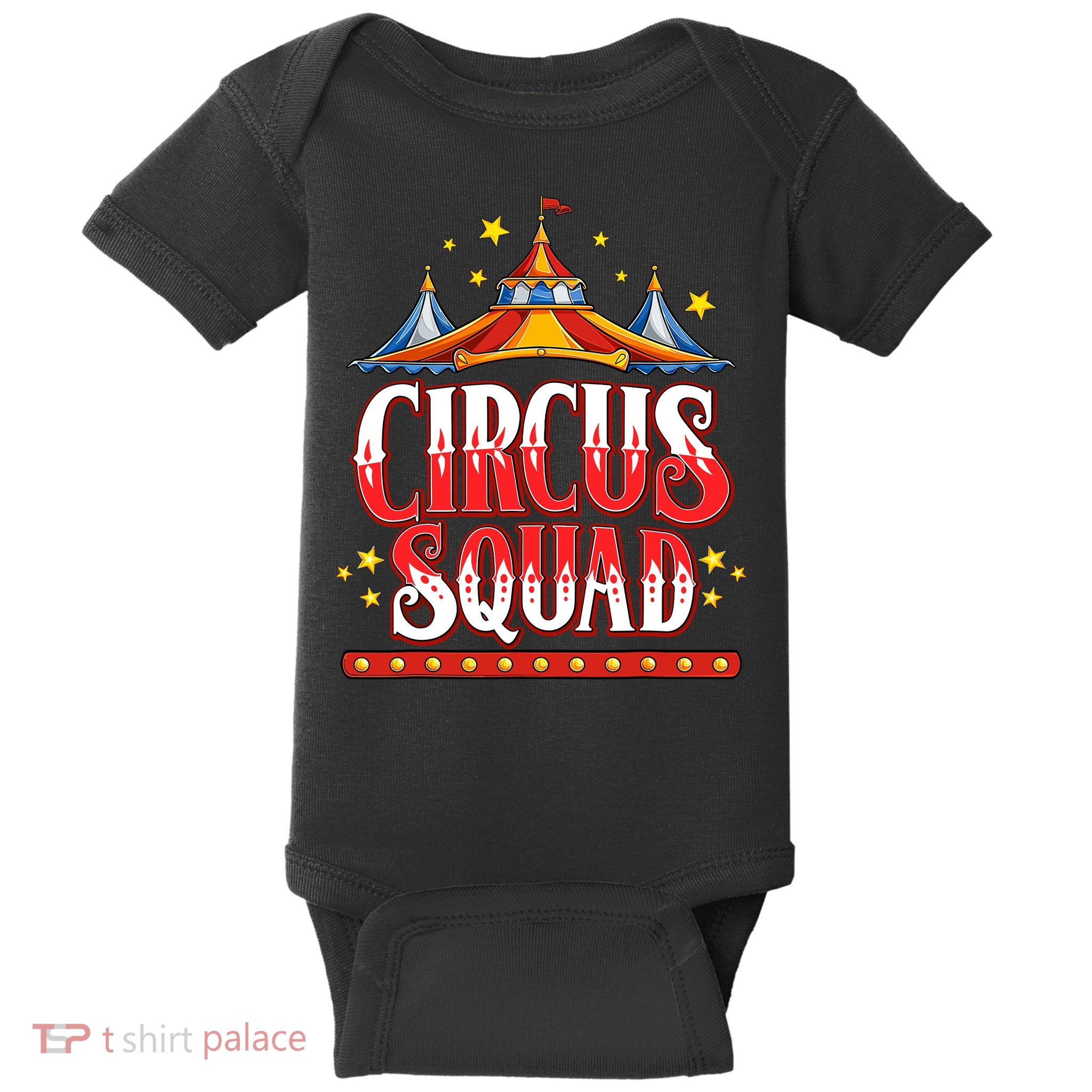 Circus Squad Event Carnival Staff Birthday Party Theme Show Baby Bodysuit