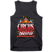 Circus Squad Event Carnival Staff Birthday Party Theme Show Tank Top