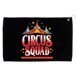 Circus Squad Event Carnival Staff Birthday Party Theme Show Grommeted Golf Towel