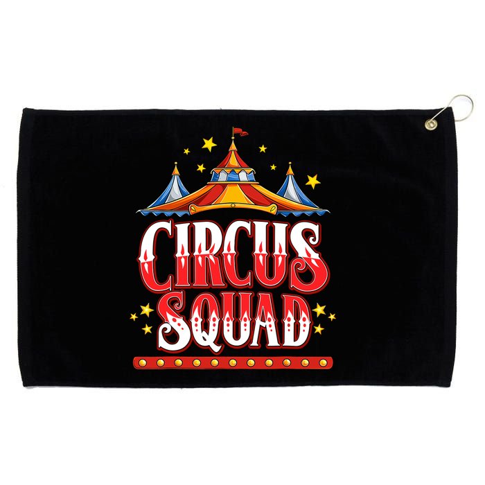 Circus Squad Event Carnival Staff Birthday Party Theme Show Grommeted Golf Towel