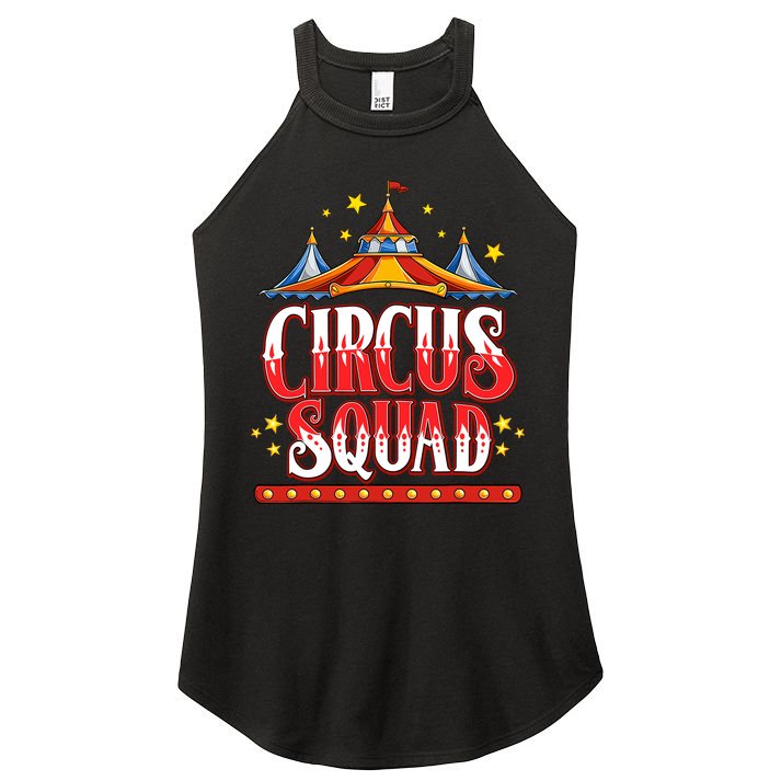 Circus Squad Event Carnival Staff Birthday Party Theme Show Women's Perfect Tri Rocker Tank