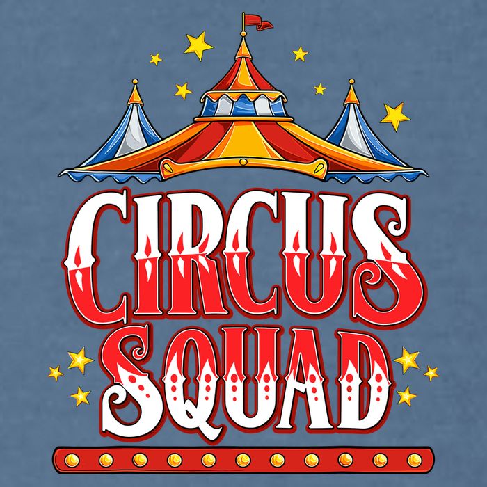 Circus Squad Event Carnival Staff Birthday Party Theme Show Garment-Dyed Sweatshirt