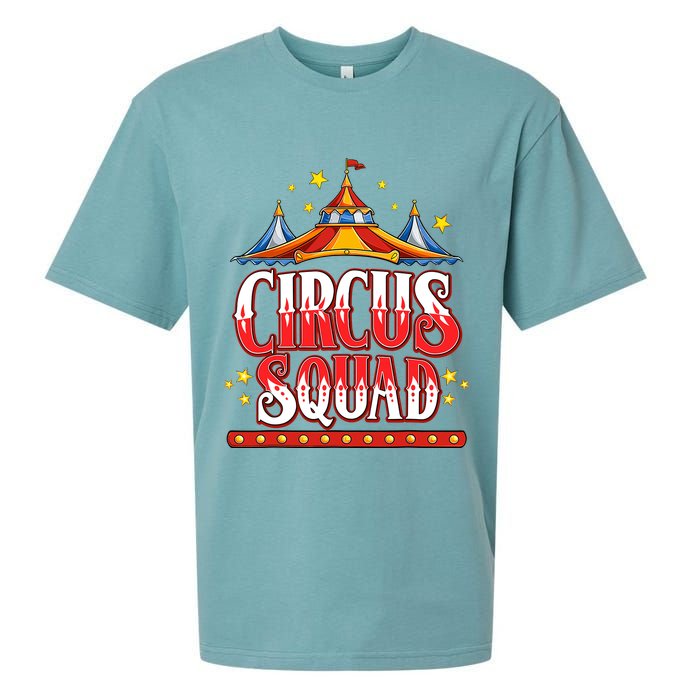 Circus Squad Event Carnival Staff Birthday Party Theme Show Sueded Cloud Jersey T-Shirt