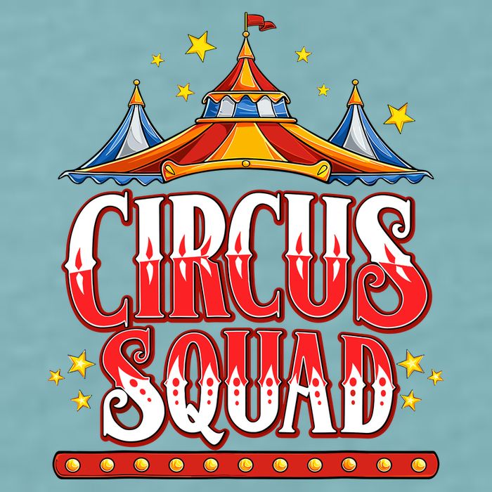 Circus Squad Event Carnival Staff Birthday Party Theme Show Sueded Cloud Jersey T-Shirt