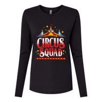 Circus Squad Event Carnival Staff Birthday Party Theme Show Womens Cotton Relaxed Long Sleeve T-Shirt