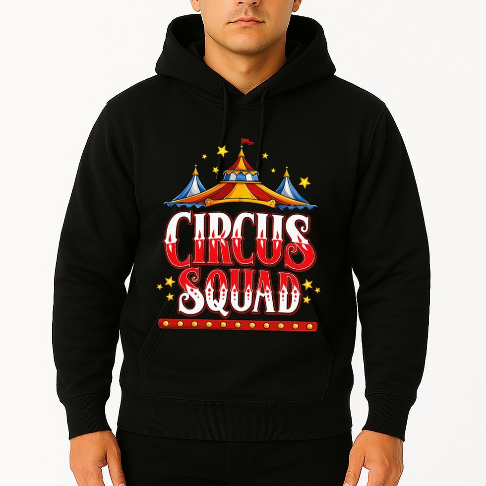 Circus Squad Event Carnival Staff Birthday Party Theme Show Hoodie