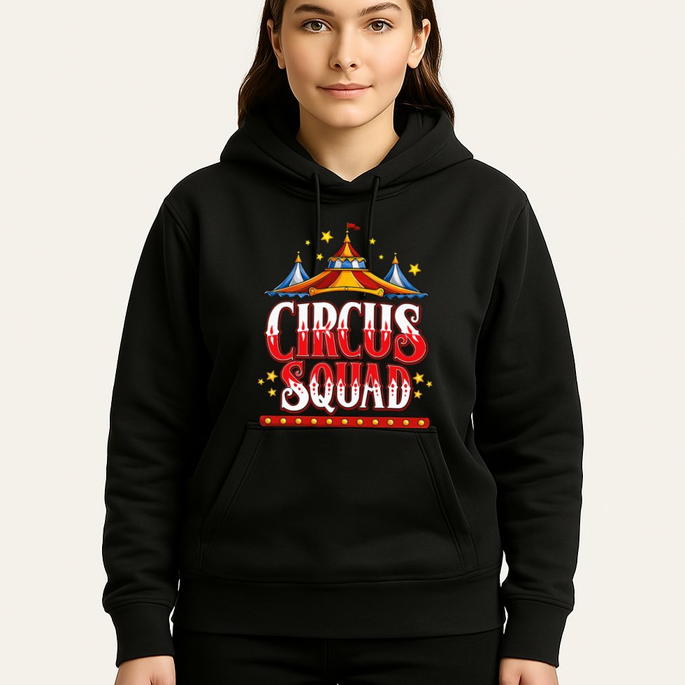 Circus Squad Event Carnival Staff Birthday Party Theme Show Hoodie