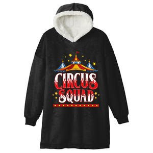 Circus Squad Event Carnival Staff Birthday Party Theme Show Hooded Wearable Blanket