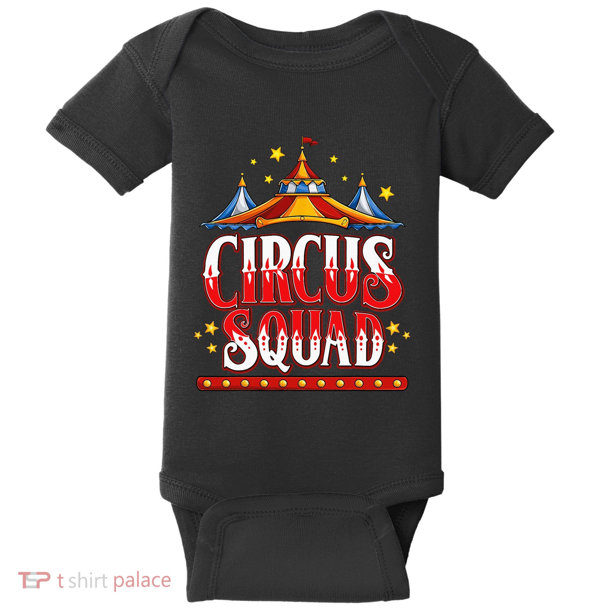 Circus Squad Event Carnival Staff Birthday Party Theme Show Baby Bodysuit