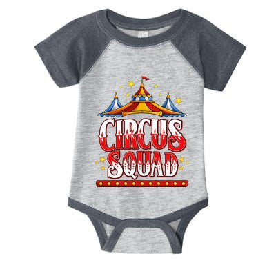Circus Squad Event Carnival Staff Birthday Party Theme Show Infant Baby Jersey Bodysuit
