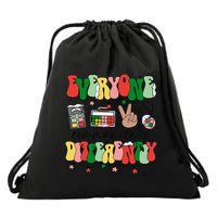 Christmas Slp Everyone Communicates Differently Drawstring Bag