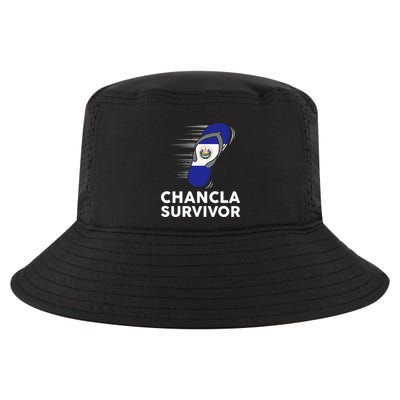 Chancla Survivor El Salvador Funny Salvadoran Flag Spanish Cool Comfort Performance Bucket Hat