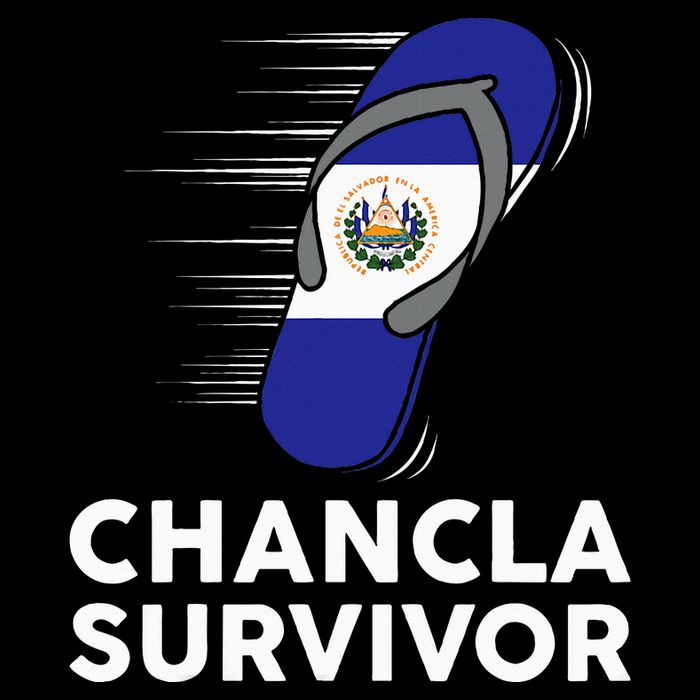 Chancla Survivor El Salvador Funny Salvadoran Flag Spanish Sustainable Beanie