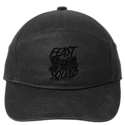 Caterer Squad Event Catering Meal Prep Food Service Caterer 7-Panel Snapback Hat