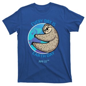 Cute Sloth Earth Day Everyday Is Earth Day Apr 22nd Gift T-Shirt