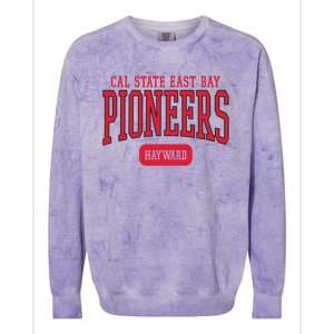 Cal State East Bay Csueb Pioneers Est Date Gift Colorblast Crewneck Sweatshirt