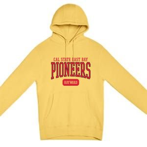 Cal State East Bay Csueb Pioneers Est Date Gift Premium Pullover Hoodie