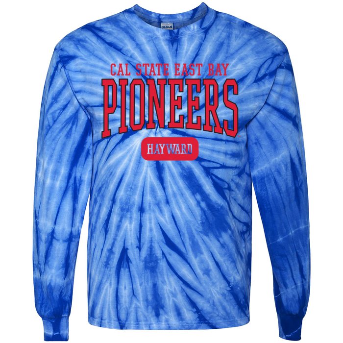 Cal State East Bay Csueb Pioneers Est Date Gift Tie-Dye Long Sleeve Shirt