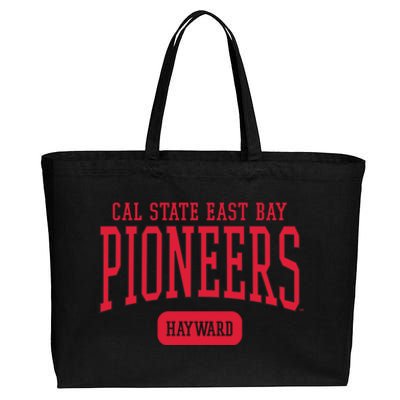 Cal State East Bay Csueb Pioneers Est Date Gift Cotton Canvas Jumbo Tote