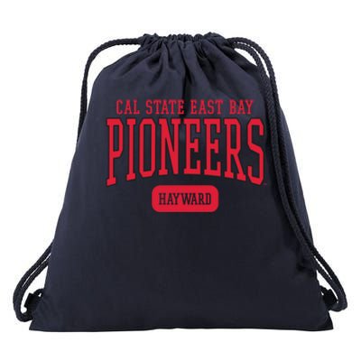 Cal State East Bay Csueb Pioneers Est Date Gift Drawstring Bag