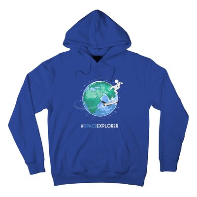 Cool Space Explorer Shuttle Astronaut Earth Cute Gift Hoodie