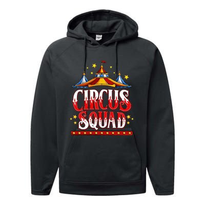 Circus Squad Event Carnival Staff Birthday Party Theme Show Performance Fleece Hoodie