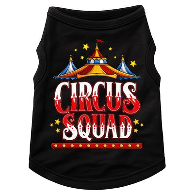Circus Squad Event Carnival Staff Birthday Party Theme Show Doggie Tank
