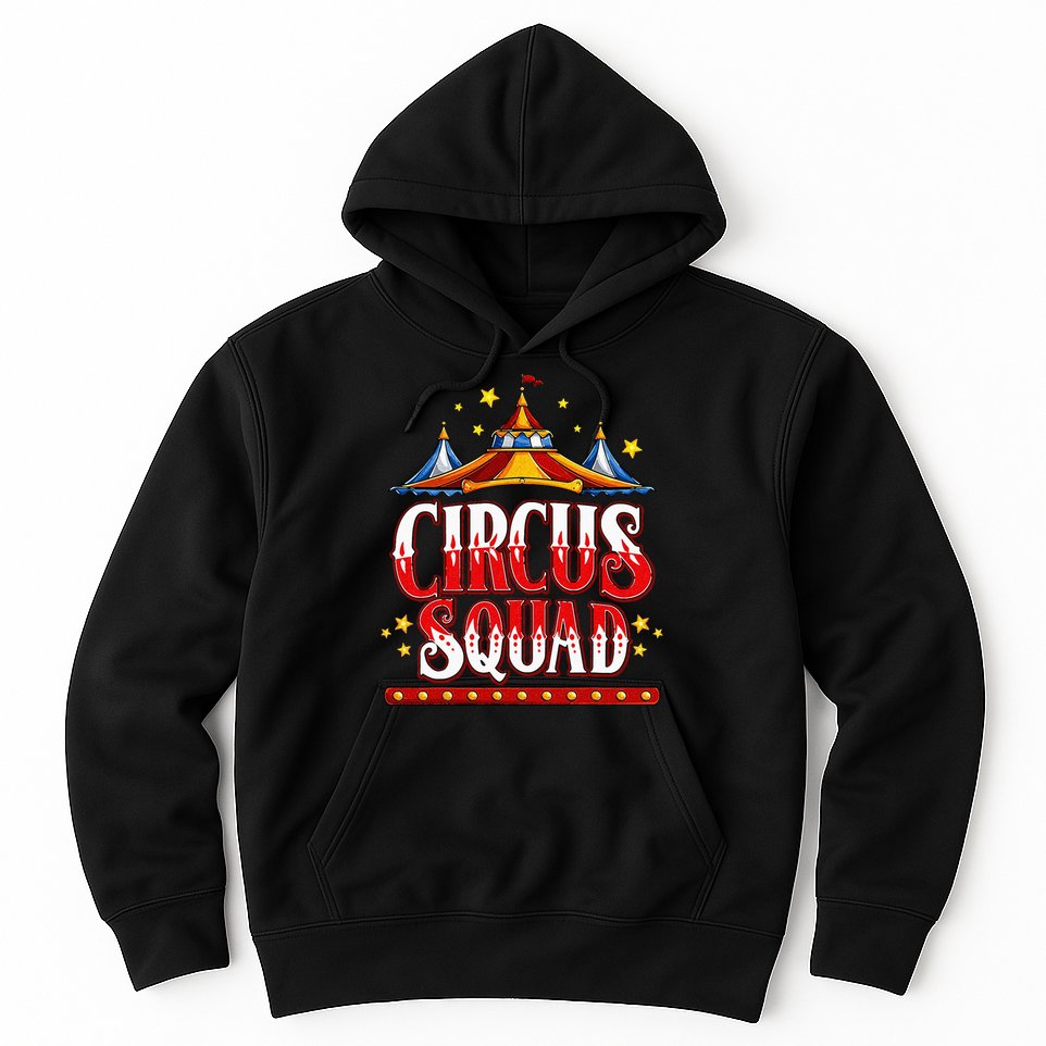 Circus Squad Event Carnival Staff Birthday Party Theme Show Hoodie