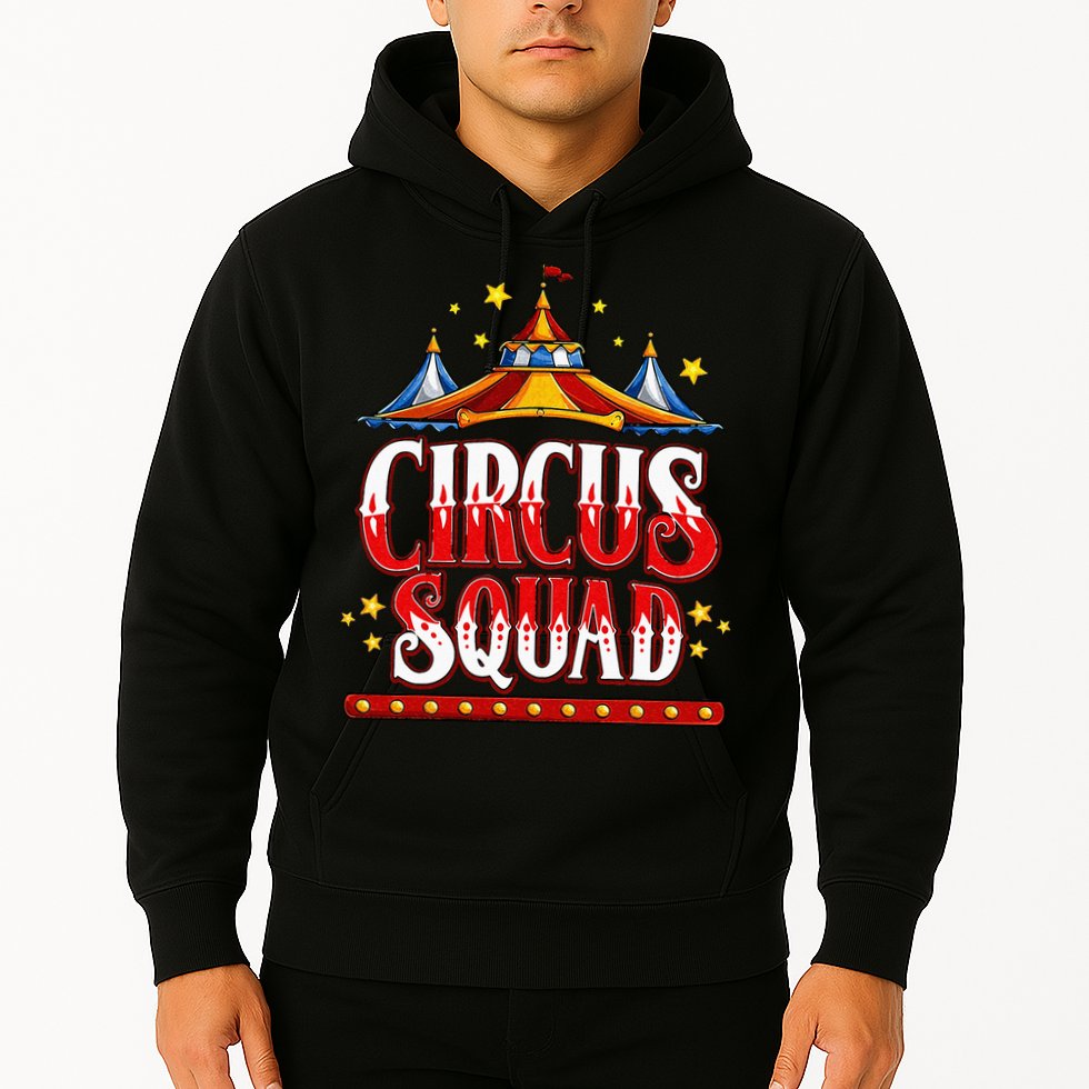 Circus Squad Event Carnival Staff Birthday Party Theme Show Hoodie