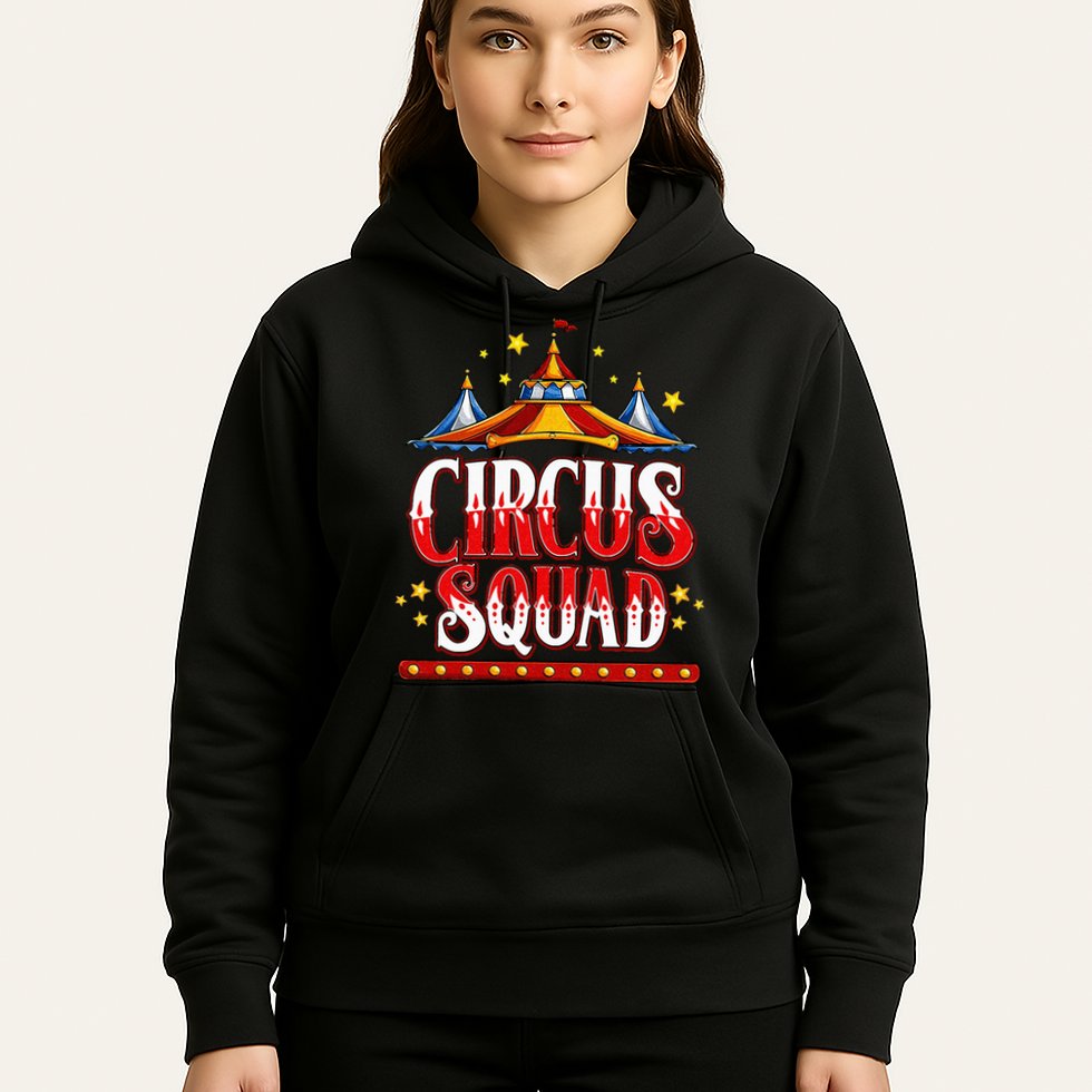 Circus Squad Event Carnival Staff Birthday Party Theme Show Hoodie