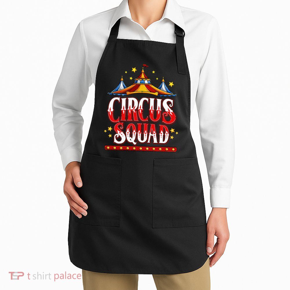 Circus Squad Event Carnival Staff Birthday Party Theme Show Apron